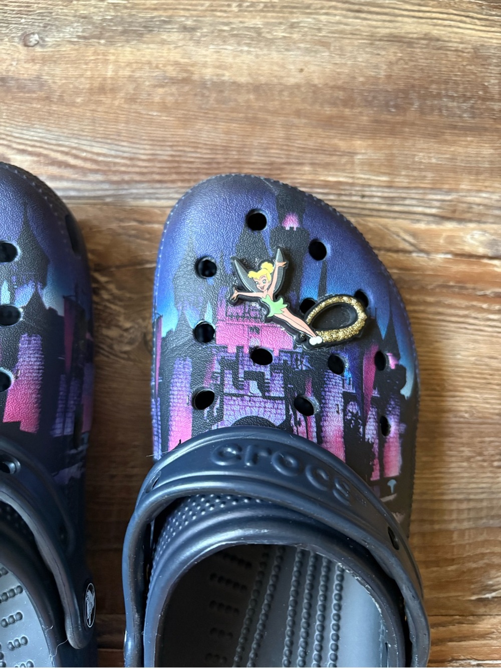Crocs Disney Parks Castle Tinkerbell Classic Clog - Picture 3 of 6